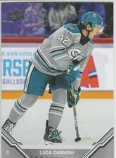 2025-26 Upper Deck AHL Base Set Luca Cagnoni #53 card