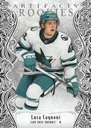 2025-26 Upper Deck Artifacts Base Set Luca Cagnoni #195 card