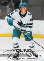 2025-26 Upper Deck Base Set Luca Cagnoni #213 card
