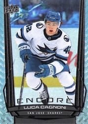2025-26 Upper Deck Encore Luca Cagnoni #E-107 card