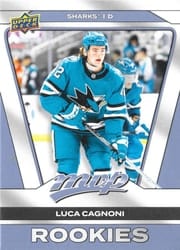 2025-26 Upper Deck MVP Base Set Luca Cagnoni #245 card