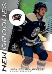 2024-25 SP Game Used New Grooves Luca Del Bel Belluz #NG-11 card