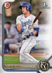 2022 Bowman Prospects Luca Tresh #BP-136 card