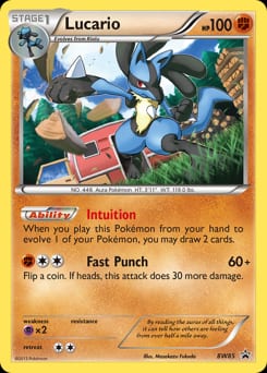 BW Black Star Promos Lucario #BW85 card