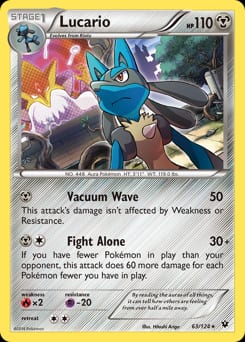 Fates Collide Lucario #63 card