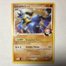 Rising Rivals Lucario GL #8 card