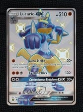 Hidden Fates Shiny Vault Lucario-GX #SV64 card