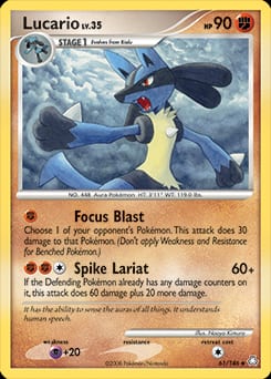 Legends Awakened Lucario #61 card