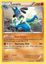 2013 Plasma Storm Lucario #78 card
