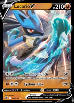 Astral Radiance Lucario V #78 card
