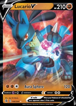 Fusion Strike Lucario V #146 card
