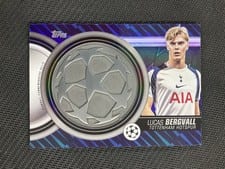 2025-26 Topps UEFA Club Competitions Starball Commemorative Relics Lucas Bergvall #SCR-LB card