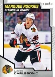 2020-21 O-Pee-Chee Base Set Lucas Carlsson #520 card