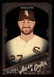 2018 Topps Allen & Ginter X Base Set Lucas Giolito #226 card