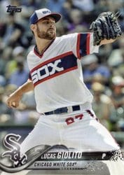 2018 Topps Base Set Lucas Giolito #605 card