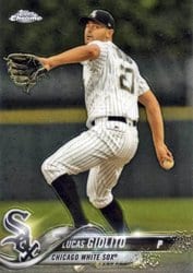 2018 Topps Chrome Base Set Lucas Giolito #63 card