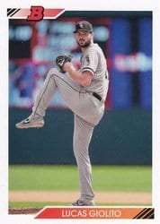 2020 Bowman Heritage Base Set Lucas Giolito #59 card