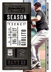 2020 Panini Contenders Base Set Lucas Giolito #26 card