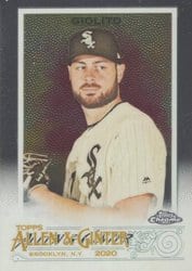 2020 Topps Allen & Ginter Chrome Base Set Lucas Giolito #183 card