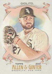 2021 Topps Allen & Ginter Base Set Lucas Giolito #178 card