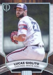2022 Topps Tribute Base Set Lucas Giolito #66 card