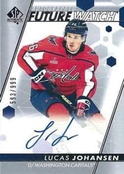 2022-23 SP Authentic Base Set Lucas Johansen #191 card
