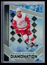 2021-22 Upper Deck Black Diamond Diamonation Lucas Raymond #D-LR card