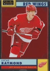 2022-23 O-Pee-Chee Platinum Retro Lucas Raymond #R-60 card