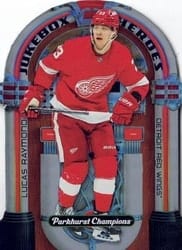 2022-23 Parkhurst Champions Jukebox Heroes Lucas Raymond #JH-15 card