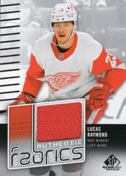 2022-23 SP Game Used Authentic Fabrics Lucas Raymond #AF-LR card