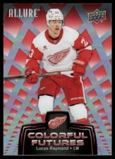 2024-25 Upper Deck Allure Colorful Futures Lucas Raymond #CF-13 card