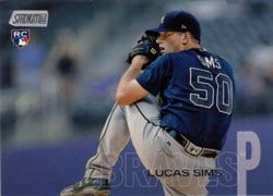 2018 Stadium Club Base Set Lucas Sims #134 card