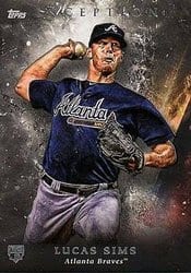 2018 Topps Inception Base Set Lucas Sims #65 card