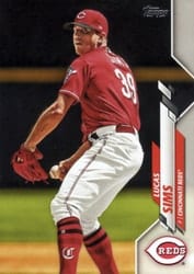 2020 Topps Base Set Lucas Sims #496 card