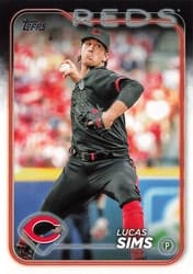 2024 Topps Base Set Lucas Sims #355 card