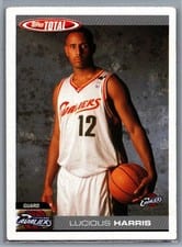 2004-05 Topps Total Base Set Lucious Harris #32 card