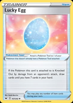 Sword & Shield Lucky Egg #167 card