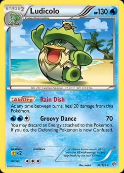 Plasma Storm Ludicolo #31 card