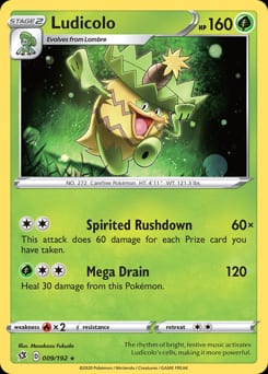 Rebel Clash Ludicolo #9 card