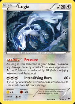 Fates Collide Lugia #78 card
