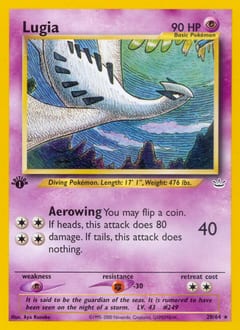 Neo Revelation Lugia #20 card