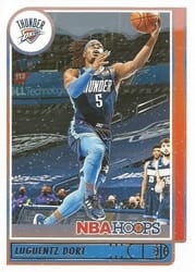 2021-22 Hoops Winter Base Set Luguentz Dort #33 card