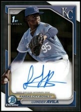 2024 Bowman Chrome Prospects Autographs Luinder Avila #CPA-LAA card
