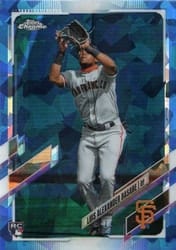 2021 Topps Chrome Sapphire Edition Base Set Luis Alexander Basabe #548 card
