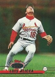 1993 Stadium Club Base Set Luis Alicea #178 card