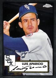 2021 Topps Chrome Platinum Anniversary Base Set Luis Aparicio #481 card