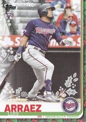 2019 Topps Holiday Base Set Luis Arraez #HW191 card