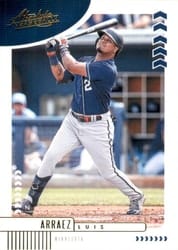 2020 Panini Absolute Base Set Luis Arraez #16 card