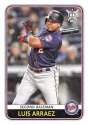 2020 Topps Big League Base Set Luis Arraez #125 card
