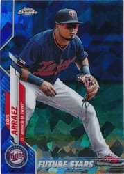 2020 Topps Chrome Sapphire Edition Base Set Luis Arraez #612 card